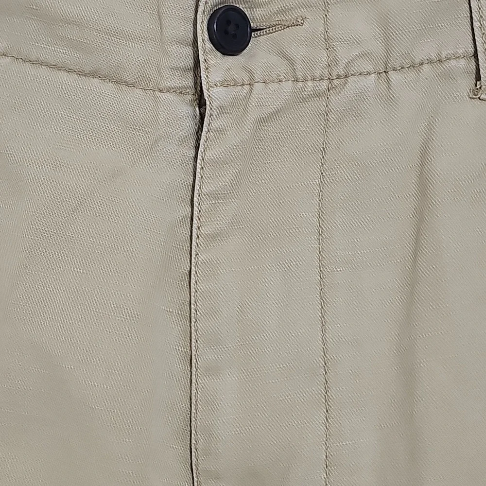 Men's Tommy Bahama Relax Linen Blend Flat Front Chino Shorts Green Size 32‎